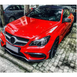 Купить Накладки на передний бампер (для AMG-Line 2014-2016, Карбон) для Mercedes E-сlass coupe C207