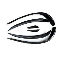 Купить Накладки на передний бампер (для AMG-Line 2014-2016, Карбон) для Mercedes E-сlass coupe C207