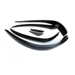 Купить Накладки на передний бампер (для AMG-Line 2014-2016, Карбон) для Mercedes E-сlass coupe C207