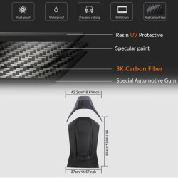 Купить Накладки на сиденье (Сухой карбон) для Mercedes A-сlass W177 2018- гг