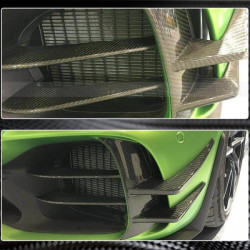 Купить Накладки на передний бампер V1 (для GT R 2016-2019, Карбон) для Мерседес AMG GT C190/R190