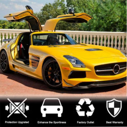 Купить Накладка на передний бампер Lip (Карбон) для Mercedes SLS C197