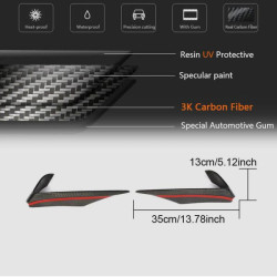 Купить Накладки на передний бампер Flap V2 (Карбон) для Mercedes SLS C197