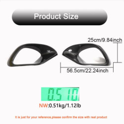 Купити Накладки на передній бампер (для CLA45 AMG SD, Карбон) для Mercedes CLA C118 2019- рр