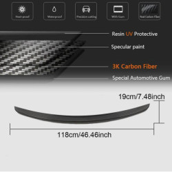 Купити Спойлер V5 (для 2018-2020, Карбон) для Mercedes CLS C257 2018- рр