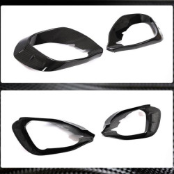 Купити Накладки на передній бампер V1 (для AMG/AMG-Line, Карбон) для Mercedes GLA H247 2020- рр