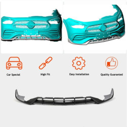 Купити Накладка на передній бампер Lip (для AMG/AMG-Line, Карбон) для Mercedes GLA H247 2020- рр