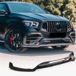 Купити Накладки на передній бампер Lip (GLE63 AMG, Карбон) для Mercedes GLE coupe C167 2019- рр