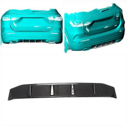 Купить Диффузор заднего бампера (для AMG-Line, Карбон) для Mercedes GLA H247 2020- рр