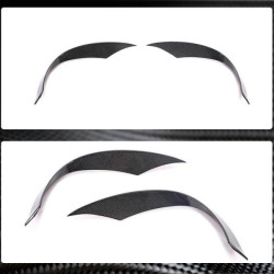 Купить Накладки на передний бампер (для Base 2016-2020, Карбон) для Mercedes SLK R172