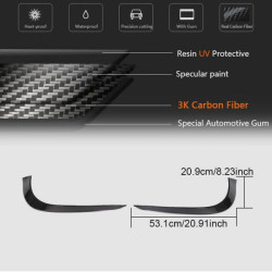 Купить Накладки на передний бампер (для Base 2016-2020, Карбон) для Mercedes SLK R172