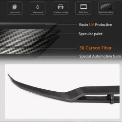 Купить Накладка на передний бампер Lip (для AMG-Line 2020-2025, Карбон) для Mercedes GLC X253