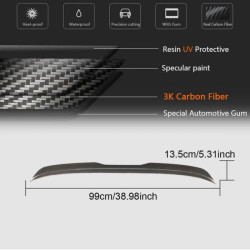 Купить Спойлер V2 (для GTI/R HB, Карбон) для Volkswagen Golf 7/E-Golf