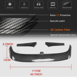 Купить Спойлер V2 (для Base/R-Line HB, Карбон) для Volkswagen Golf 7/E-Golf