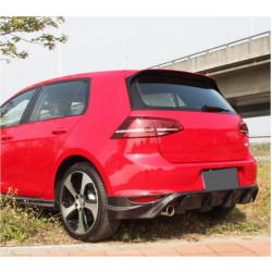 Купить Диффузор заднего бампера V1 (для Base/GTI HB 2012-2017, Карбон) для Volkswagen Golf 7/E-Golf