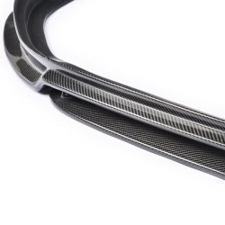 Купить Накладка на передний бампер Lip V3 (для GTI HB 2012-2017, Карбон) для Volkswagen Golf 7/E-Golf