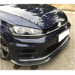 Купить Накладка на передний бампер Lip (для R/R-Line 2012-2017, Карбон) для Volkswagen Golf 7/E-Golf