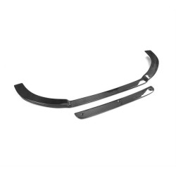 Купить Накладка на передний бампер Lip (для R/R-Line 2012-2017, Карбон) для Volkswagen Golf 7/E-Golf