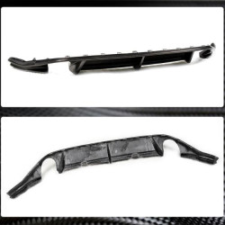 Купить Диффузор заднего бампера V3 (для Base/GTI HB 2012-2017, Карбон) для Volkswagen Golf 7/E-Golf