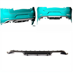 Купить Диффузор заднего бампера (для Base/GTI HB 2017-2020, Карбон) для Volkswagen Golf 7/E-Golf