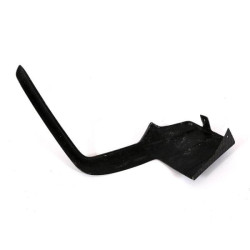 Купить Накладки на передний бампер (R/R-line HB 2017-2020, Карбон) для Volkswagen Golf 7/E-Golf