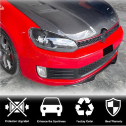 Купить Накладка на передний бампер Lip V4 (для GTI HB 2010-2013, Карбон) для Volkswagen Golf 6