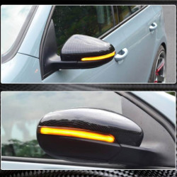 Купить Наклкадки на зеркала (для HB 2010-2013, Карбон) для Volkswagen Golf 6