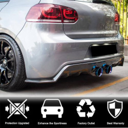 Купить Диффузор заднего бампера V1 (для R/R20 HB 2010-2013, Карбон) для Volkswagen Golf 6