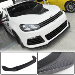 Купить Накладка на передний бампер Lip V2 (для R HB 2010-2013, Карбон) для Volkswagen Golf 6