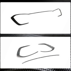 Купить Накладки на передний бампер (для GTI HB, Сухой карбон) для Volkswagen Golf 8