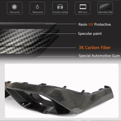 Купить Диффузор заднего бампера (для GTI HB, Карбон) для Volkswagen Golf 8