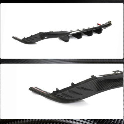 Купить Диффузор заднего бампера (для R HB, Сухой карбон) для Volkswagen Golf 8