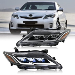 Купити Передні фари Lexus-design V2 (рестайлінг, 2 шт) для Toyota Camry 2006-2011 рр