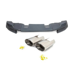 Купити Накладка на задній бампер з насадками (ABS-пластик, під фарбування) для Land Rover Freelander II