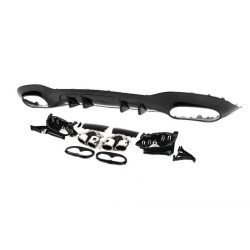 Купить Задний диффузор с насадками (Дизайн A45 SD) для Mercedes A-сlass W177 2018- гг