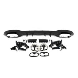 Купить Задний диффузор с насадками (Дизайн A45 SD) для Mercedes A-сlass W177 2018- гг