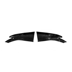 Купити Універсальні Flap накладки на бокові пороги тип-D (2 шт, чорний глянець, ABS-пластик)