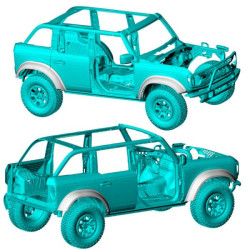 Купить Расширители арок (Карбон) для Форд Бронко