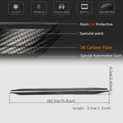 Купить Боковые пороги V1 (Карбон) для Ford Mustang 2015-2023 гг