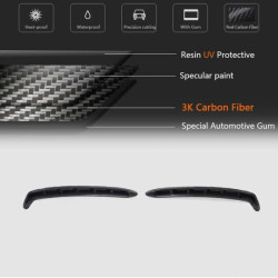 Купить Накладки на передние крылья (2018-2023, Карбон) для Ford Mustang