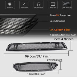 Купить Решетка радиатора (2015-2017, Карбон) для Ford Mustang