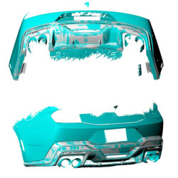 Купить Диффузор заднего бампера (Карбон) для Ford Mustang 2024- гг