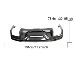 Купить Диффузор заднего бампера (Карбон) для Ford Mustang 2024- гг