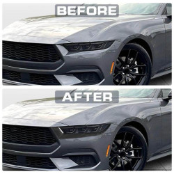 Купить Накладки на противотуманки (Карбон) для Ford Mustang 2024- гг