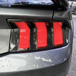 Купить Накладки на задние фонари (Карбон) для Ford Mustang 2024- гг