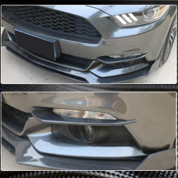 Купить Накладки на противотуманки V1 (2015-2017, Карбон) для Ford Mustang