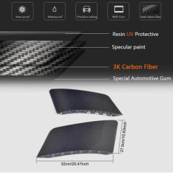 Купить Накладки на задние крылья (2015-2017, Карбон) для Ford Mustang