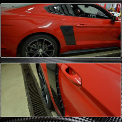 Купить Накладки на задние крылья (2015-2017, Карбон) для Ford Mustang