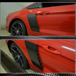 Купить Накладки на задние крылья (2015-2017, Карбон) для Ford Mustang