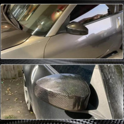 Купить Накладки на зеркала (2003-2006, Карбон) для Nissan 350Z